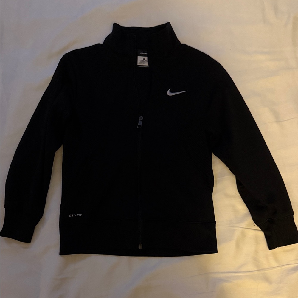 Nike Kids Black Full-Zip Jacket